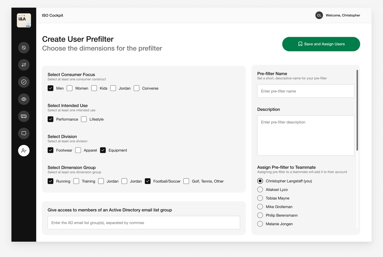 In-Season Optimization Platform